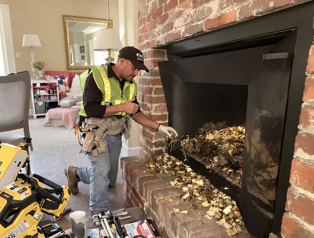 Safe screening installation by Coral Springs Chimney Sweep in Coral Springs, FL