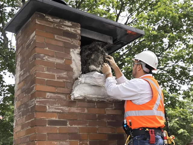 Humane removal of debris and animals by Coral Springs Chimney Sweep in Coral Springs, FL