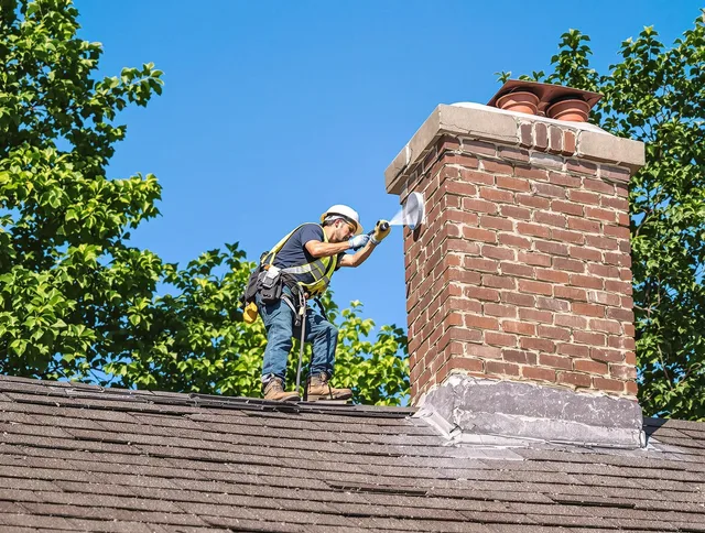 Coral Springs Chimney Sweep performing an inspection with advanced tools in Coral Springs, FL