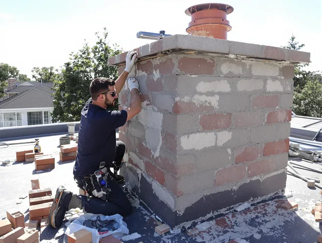 Advanced chimney repair process by Coral Springs Chimney Sweep in Coral Springs, FL