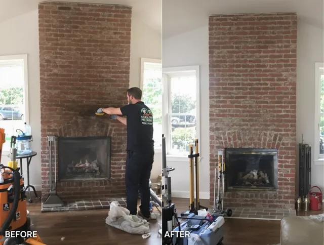 Finished chimney sweeping service by Coral Springs Chimney Sweep in Coral Springs, FL