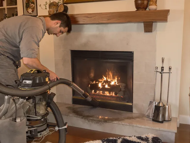 Routine fireplace upkeep by Coral Springs Chimney Sweep in Coral Springs, FL