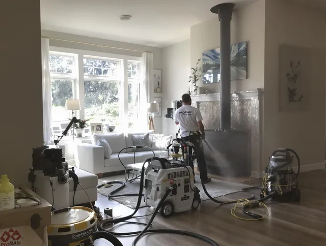 Soot removal service by Coral Springs Chimney Sweep for a fireplace in Coral Springs, FL